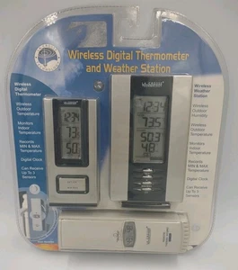 New LA Crosse Wireless Digital Thermometer Weather Station WS-9117U 433MHz - Picture 1 of 7