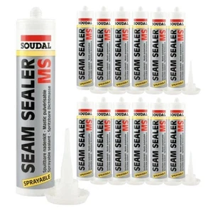 Soudal MS Hybrid Polymer Based Sprayable Seam Sealer Grey 290ml (110326) - Bo... - Picture 1 of 2