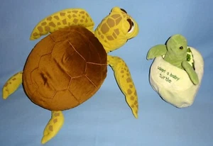 Disney Plush Hand Puppet Crush Turtle 16"-Adopt a Sea Turtle hatching in egg-LOT - Picture 1 of 10