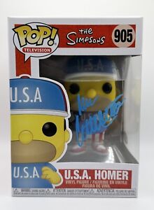 Dan Castellaneta Autographed U.S.A Homer Simpson Funko Pop JSA COA