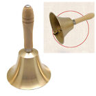 NUOBESTY Christmas Handbell Clear Sound Solid Brass Service Bell-6.5cm