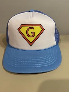 Vintage SuperGirl Baseball Hat With Wolverine Batman Superman Logo Made In Korea - Picture 1 of 7