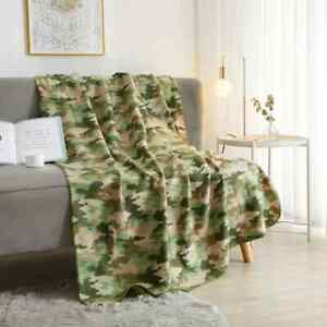 Mainstays Fleece Throw Blanket 50x60in Camouflage Super Soft BNWT