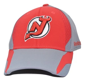 New Jersey Devils Reebok TT20Z NHL Practice Cap Stretch Fit Hockey Cap Hat L/XL - Picture 1 of 8