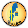 2 X QTY SWEDEN FLAG CHOICE OF SIZES PRINTED STICKER VAN BUS CAR COACH BIKE