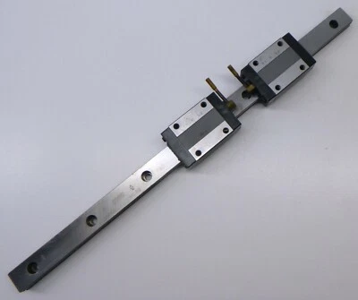 IKO Linear Slide, Two LWES 20 Blocks w/ 400 mm LWE 20 Rail - Image 1 of 4