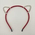 Rhinestone Cat-Ear Headband (Ships From Usa)