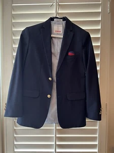 IZOD Boys Navy Blazer Size 12 - Picture 1 of 4