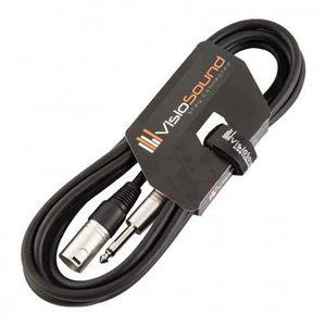 Male XLR to 6.35mm 1/4" Mono Jack Lead / Speaker Audio / Signal Cable - Picture 1 of 8