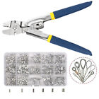 Fishing Pliers Wire Rope Swager Crimpers Crimp Sleeves Combo Set Stainless Steel