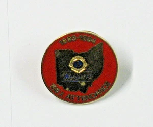 100% Perfect Attendance 1993-1994 Ohio District Lions Club Lapel Pin - Picture 1 of 2
