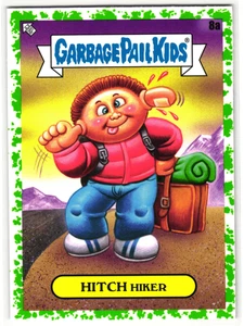Hitch Hiker 2021 Garbage Pail Kids Go On Vacation Green Parallel Sticker - Picture 1 of 2