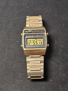 Vintage Seiko A159-5019-G Alarm Quartz Men's Wristwatch Working Battery - Picture 1 of 3