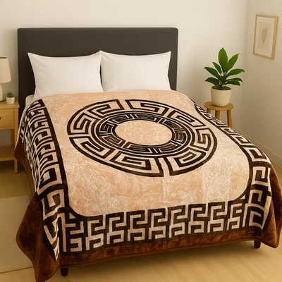 Luxus Wolldecke - Wohndecke - Kuscheldecke - Schlafdecke 200x240 cm - 1 Personen - Bild 1 von 4