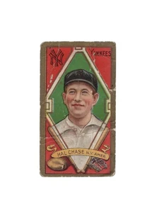 Piemont 1911 Tabak Baseballkarte - T205 Hal Chase Gold Bordr - High Rez Scans - Bild 1 von 2