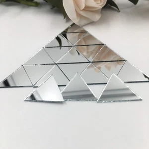 1" Triangle Mirror Mosaic Tiles Triangular Shape Craft Mirrors 150Pcs - Picture 1 of 3