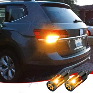 7440 7443 Luces de giro traseras LED ámbar CANbus sin errores para Honda Toyota - Imagen 1 de 12