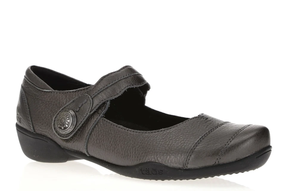 Taos Womens 'Applause' Pewter Smooth Leather Mary Jane Shoes Sz US 10/ EU 41 - Image 1 of 4