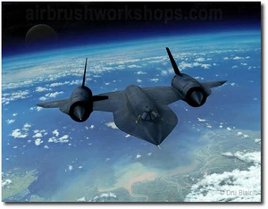 Untouchable (Paper Giclee) by Dru Blair SR-71 Blackbird - Aviation Art Prints - Picture 1 of 1