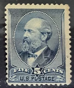 USA 1887 Garfield MH - Picture 1 of 1