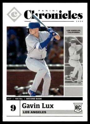 2020 Panini Chronicles Gavin Lux Los Angeles Dodgers #35 - Image 1 of 2