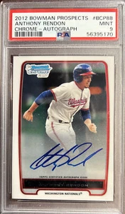 2012 Bowman Chrome Prospects Autograph Anthony Rendon AUTO Rookie RC PSA 9 MINT - Picture 1 of 2