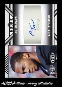 Autógrafos de novato Sage Hit Premiere Draft 2020 #A95 Alex Taylor - Imagen 1 de 2