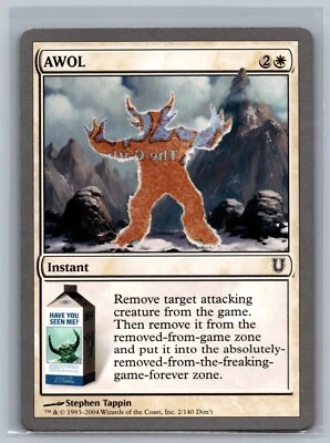 Magic The Gathering Unhinged AWOL #2/140 MTG TCG CCG - Image 1 of 2