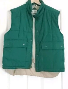 Vintage Northwest Territory Dark Green Insulated Vest, 3 Pockets, size M 38-40 - Picture 1 of 9