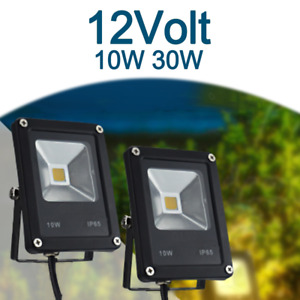 12V LED Naświetlacz IP65 10W 30W Chłodzenie / Ciepła biel Zewnętrzny Krajobraz