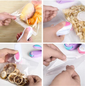 Mini Heat Sealing Machine Impulse Seal Packing Food Plastic Bag Sealer Premium - Picture 1 of 7