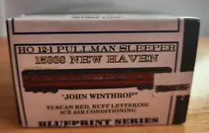 Branchline Blueprint RTR HO 12-1 Pullman Sleeper New Haven Neu im Karton - Bild 1 von 1