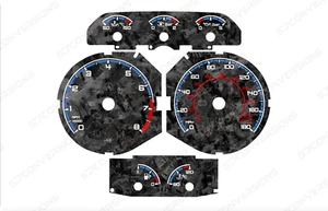 Ford Focus RS Mk3 Forged Carbon Dial Cards Gauges - Picture 1 of 1