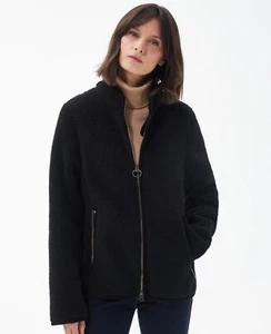 Barbour Ladies Laven Fleece Jacket Black - Picture 1 of 1
