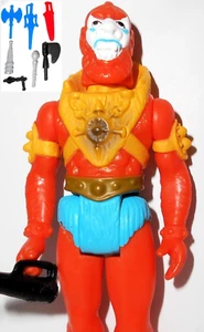 masters of the universe Reaction BEAST MAN yellow extra weapons pack complete - Picture 1 of 2