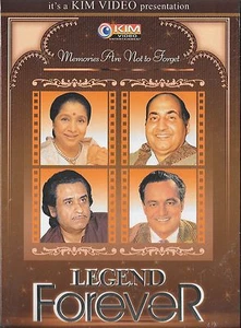 LEGEND FOREVER - MEMORIES ART NOT TOFORGET - NEU BOLLYWOOD TOP 100 SONGS DVD - Bild 1 von 2
