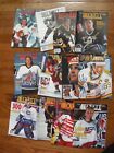 Lot de 12 magazines différents vintage 1992-96 Beckett hockey guide mensuel des prix