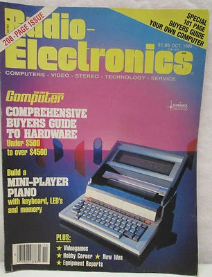 Radio Electronics Magazine October 1983 Technology Video Stereo Computers - Image 1 of 3