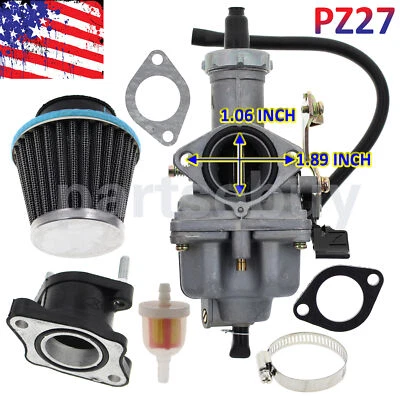 Carburador PZ27 carb Assy para Honda FourTrax 200 TRX200SX 1987 1988 2004 - Imagem 1 de 4