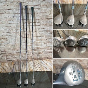 Ladies RH TaylorMade Original One 12° Metal Woods 1,3,7 Cleek 27° Steel Shaft - Picture 1 of 15