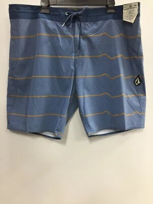 Volcom Men's Board Shorts -- "Ministripe Stoney 19 Color-- RNE - Image 1 of 4