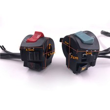 Left+Right 7/8" Motorcycle Handlebar Control Switch Turn Signal Start Switch Set