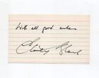 Carte signée STANLEY NOIRE chef d'orchestre anglais compositeur pianiste - The Crawling Eye