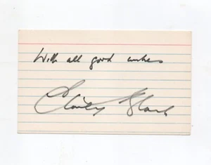 STANLEY BLACK signed card English bandleader composer pianist - The Crawling Eye - Picture 1 of 5