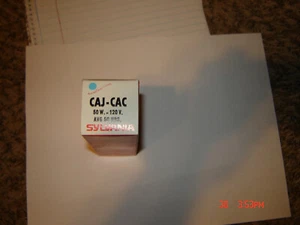 2 CAJ/CAC Projector BULB LAMPS Bulbs, 2 New Sylvania Bulbs CAJ/ CAC Lamps. - Picture 1 of 2