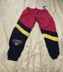Atlanta Hawks Starter Black Label Men’s Size L NBA Warm Up Pants NEW! - Picture 1 of 9