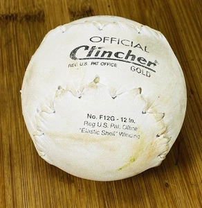 Vintage Debeer Official Clincher 12" Softball F12-12 - Picture 1 of 3