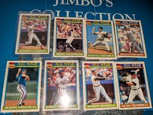 Darryl 🍓 STRAWBERRY 1990 All Star National LG #402 N.Y Mets ,Franco&ALL 8 CARDS - Picture 1 of 9