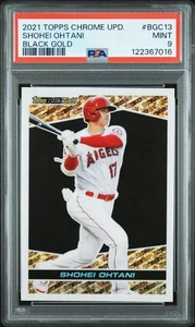 2021 Topps Update Black Gold Shohei Ohtani Black Gold PSA 9 - Picture 1 of 1