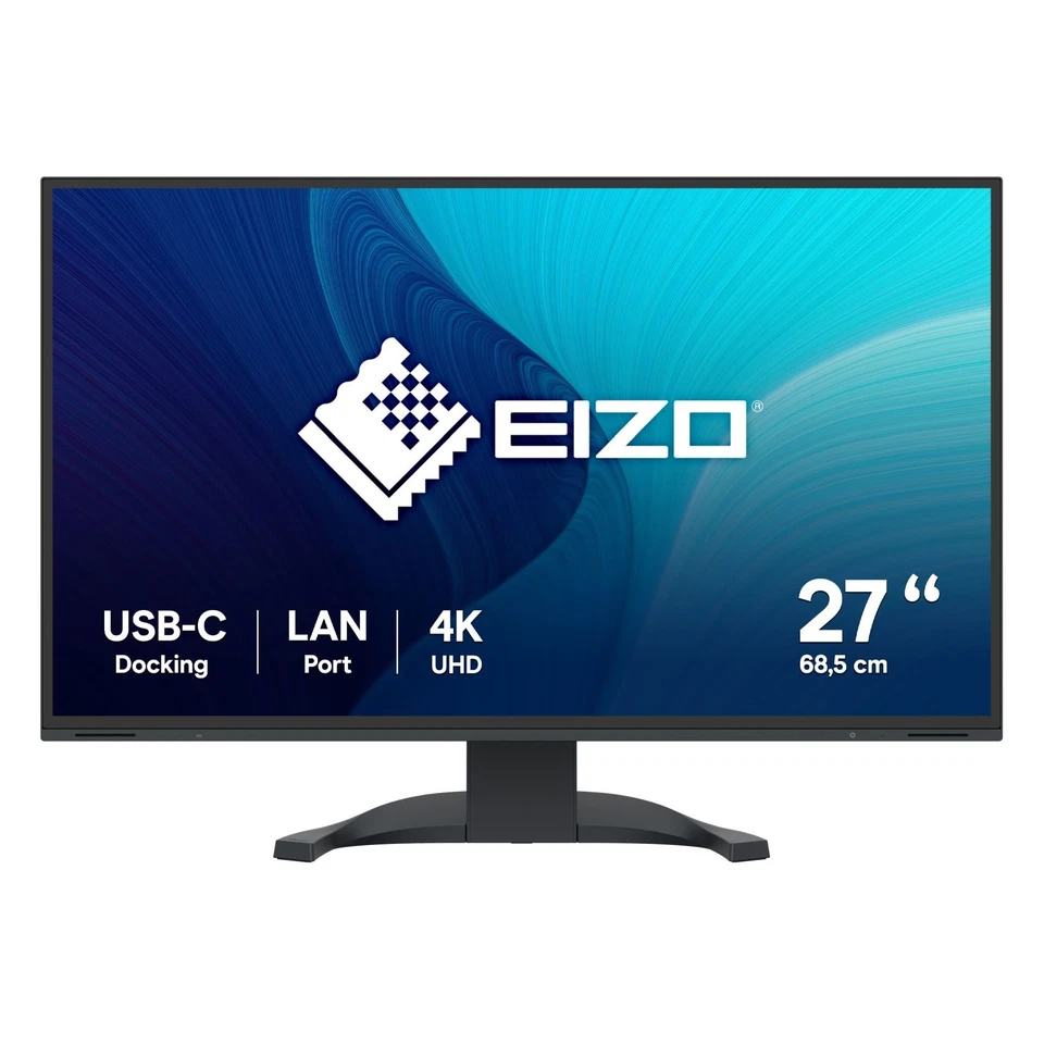 EIZO Flexscan EV2740X-BK 68 5cm (27") 4K UHD IPS Monitor DP/HDMI/USB-C Pivot HV